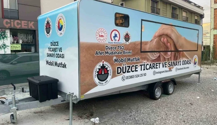 Düzce Tso’dan Afetlerde Kullanılmak İçin Mobil Mutfak