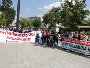 Edirne’de Köylülerden Taş Ocağı Tepkisi: Saros Körfezi’ne Zarar Verecek