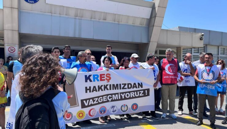 Ege Üniversitesi İşçileri Kreş Kapatma Kararına Karşı Tek Ses Oldu