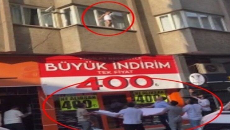 Elazığ’da Esnaf, Çocuğu Düşmekten Kurtardı