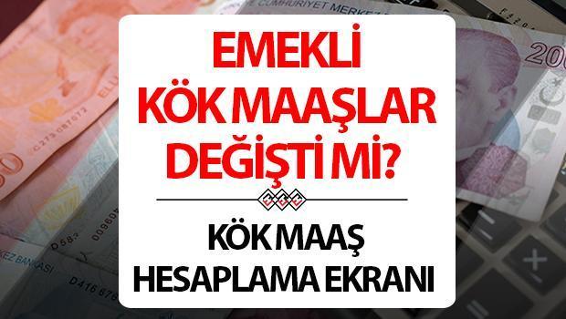 Emekli Kök Maaş Hesaplama Tablosu Temmuz 2024| 10 Bin  TL Alan Emeklinin Kök Maaşı Ne Kadar? SSK, Bağkur Emekli Kök Maaş Nasıl Hesaplanır, Ne Kadar?  E-Devlet Kök Maaş Öğrenme Ekranı!