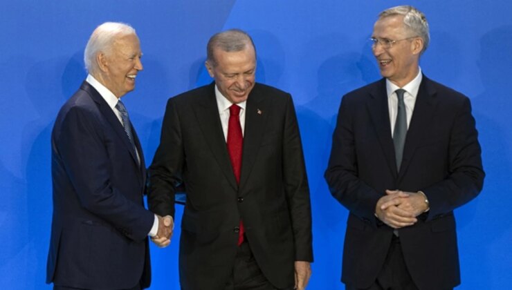 Erdoğan ve Biden’dan Ayaküstü Sohbet! NATO Zirvesinde Aile Fotoğrafı