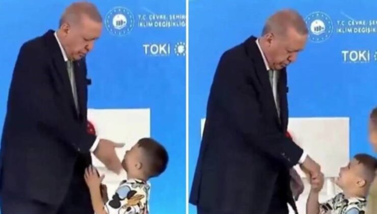 Erdoğan’dan Elini Öpmeyen Çocuğa ‘Tokat’ Hareketi