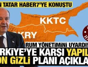 Ersin Tatar Rumların Oyununu Deşifre Etti: Türkiye’ye Karşı Bir Yapılanmadır