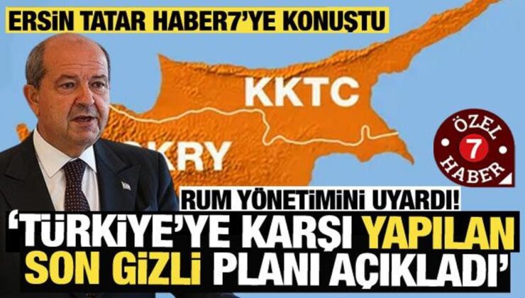 Ersin Tatar Rumların Oyununu Deşifre Etti: Türkiye’ye Karşı Bir Yapılanmadır