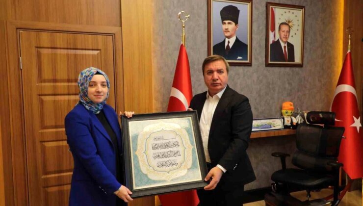 Erzincan Vali Yardımcısı Rümeysa Sena Kurt, Vali Aydoğdu’yu Ziyaret Etti