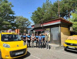 Erzincan’da Taksicilere Suç Tedbire Bilgilendirmesi