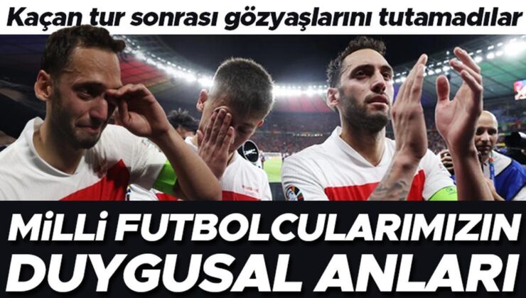 EURO 2024’e Veda Eden A Milli Kadro’da Futbolcularımız Gözyaşlarını Tutamadı! Hakan Çalhanoğlu ve Arda Güler…