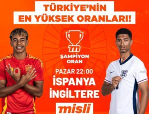 EURO 2024’te Dev Final En Yüksek Oranlarla Misli’de!