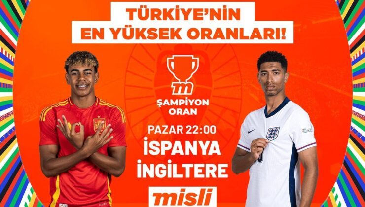 EURO 2024’te Dev Final En Yüksek Oranlarla Misli’de!