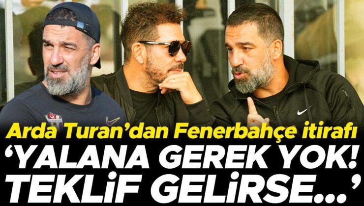 Eyüpspor Teknik Yöneticisi Arda Turan’dan Flaş Fenerbahçe Açıklaması: ‘Yalana Gerek Yok, Teklif Gelirse…’