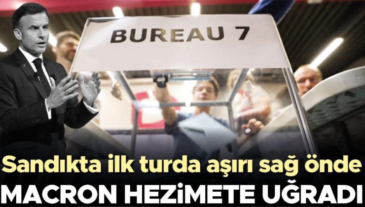 Fransa’da Seçmenler İlk Tıpta Sandığa Akın Etti: Macron Hezimete Uğradı, İlk Tıpta Aşırı Sağ Önde