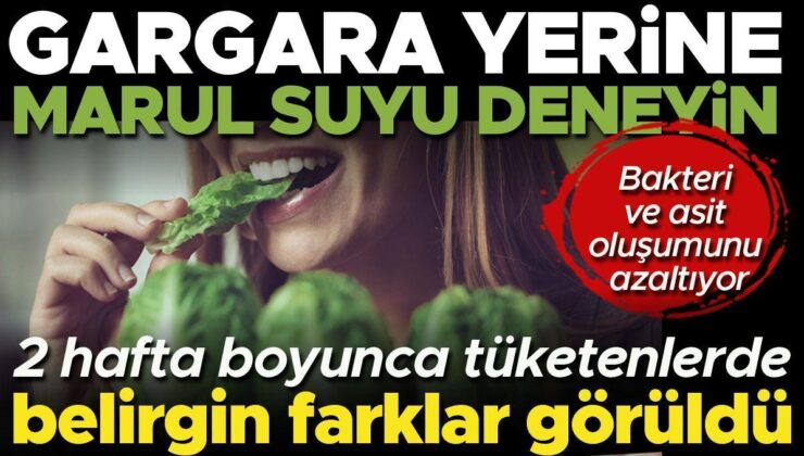 Gargara Yerine Marul Suyu… Nasıl Olur Demeyin! Araştırmalar, Diş Çürüklerini Önlediğini Söylüyor