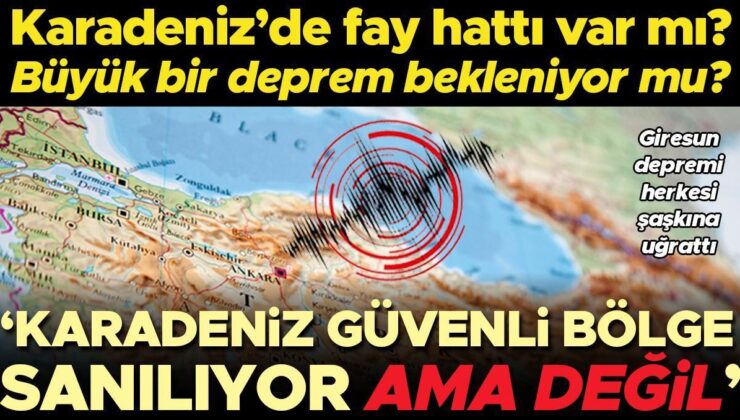 Giresun’da Meydana Gelen Deprem Herkesi Şaşkına Uğrattı… Karadeniz’de Fay Hattı Var Mı? Büyük Deprem Bekleniyor Mu?