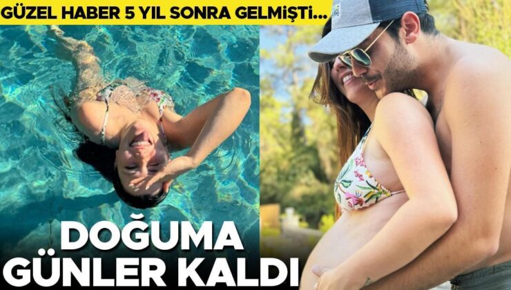 Güzel Haber 5 Yıl Sonra Gelmişti… Doğuma Günler Kaldı