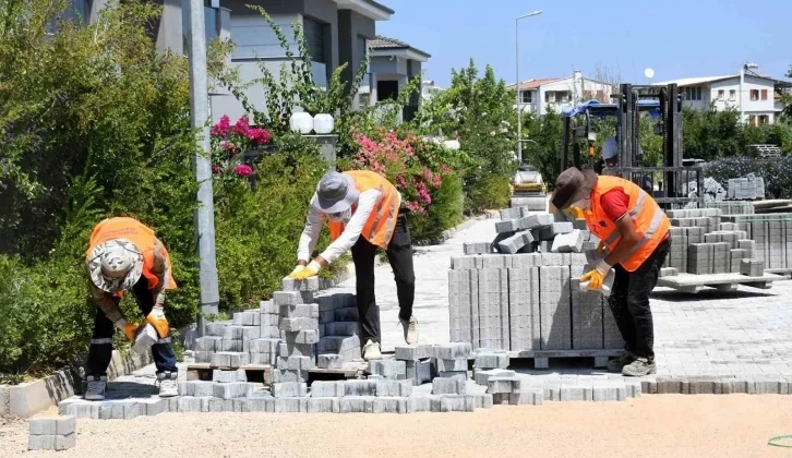 Güzelçamlı Mahallesi’nde Üstyapı Yatırımları Hız Kesmiyor