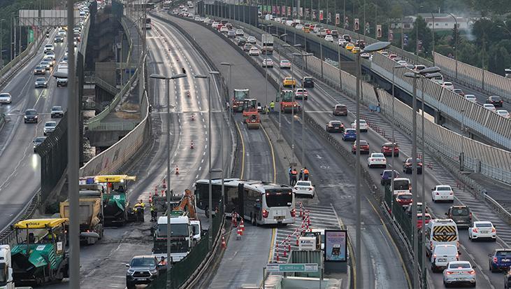 Haliç Köprüsü’nde Trafik Yoğunluğu