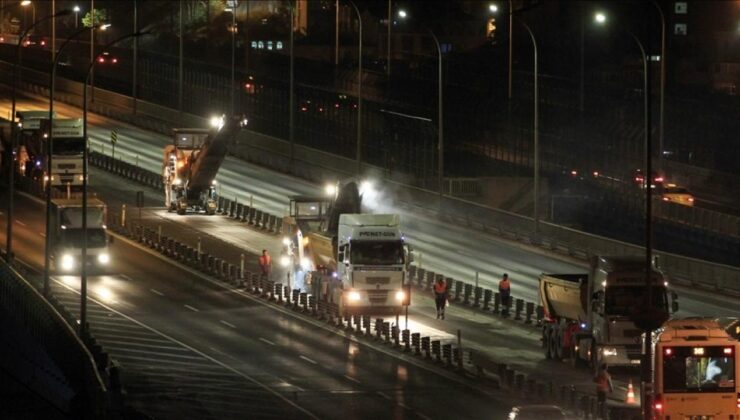 Haliç Köprüsü’nün Kadıköy İstikameti Trafiğe Kapatıldı