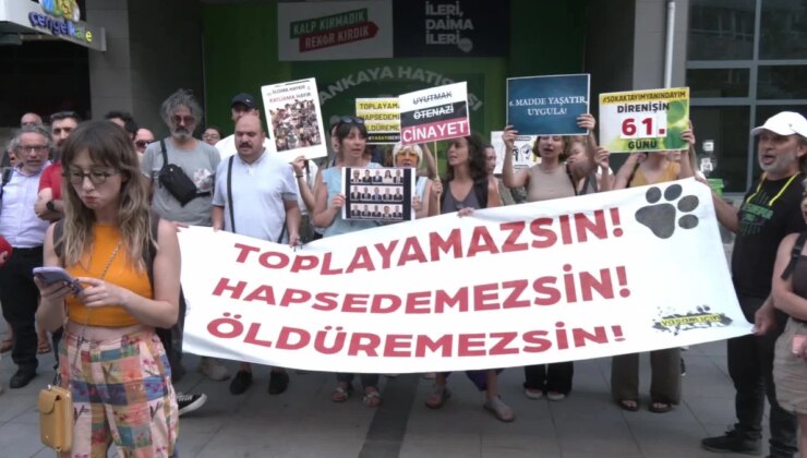 Hayvan Hakları Savunucuları Ankara’da Kanun Teklifini Protesto Etti