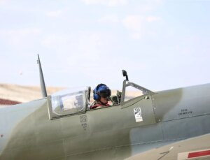 İngiltere’den Gelen Spitfire Mk9 Sivrihisar Hava ve Uzay Müzesi’ne Katıldı