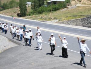 “İradeye Hürmet Yürüyüşü” Hakkari’ye Ulaştı