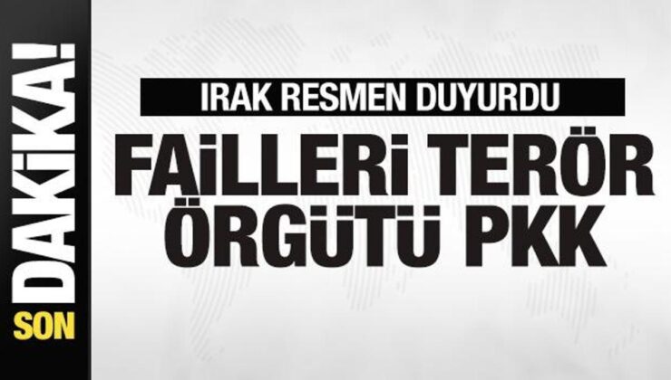 Irak Duyurdu: Failleri Terör Örgütü Pkk