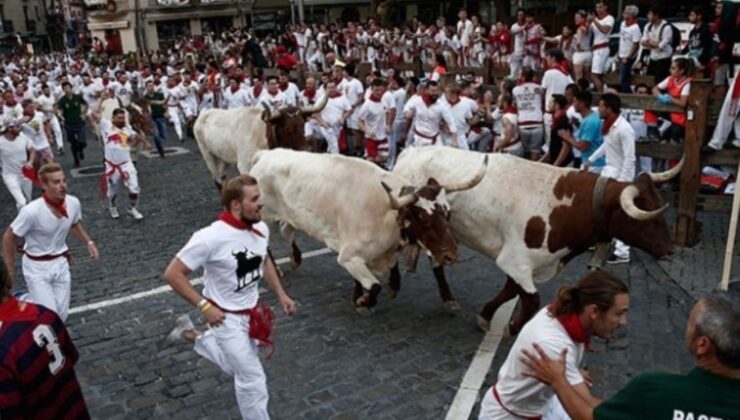 İspanya’nın Ünlü Şenliği San Fermin Başladı