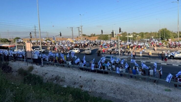 İsrail Genelinde ‘Erken Seçim’ Protestosu