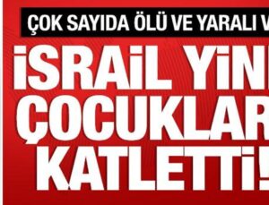 İsrail Yine Çocukları Katletti! Çok Sayıda Ölü ve Yaralı Var