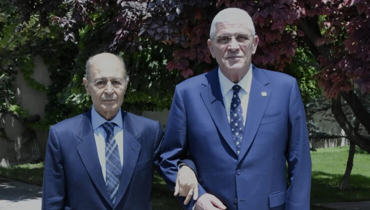 İYİ PARTİ Başkanı Müsavat Dervişoğlu, Ahmet Necdet Sezer ile Görüştü