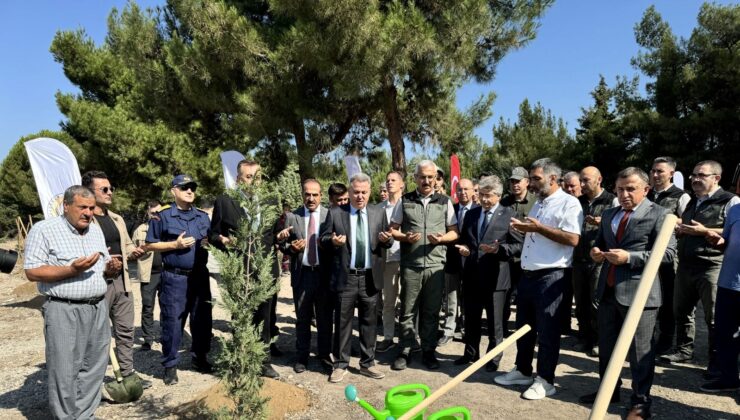 İzmir’de 15 Temmuz Şehitleri İçin Hatıra Ormanı Oluşturuldu