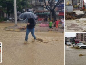 İzmit Göle Döndü Cadde ve Sokaklar Felç Oldu!