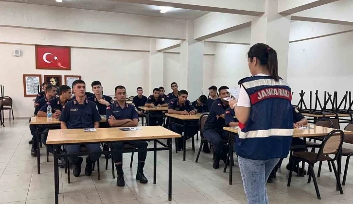 Jandarma Personelleri ’Kadına Yönelik Şiddetle Mücadele’ Konusunda Bilgilendirildi