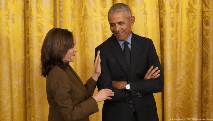 Kamala Harris Obama’nın da Takviyesini Aldı