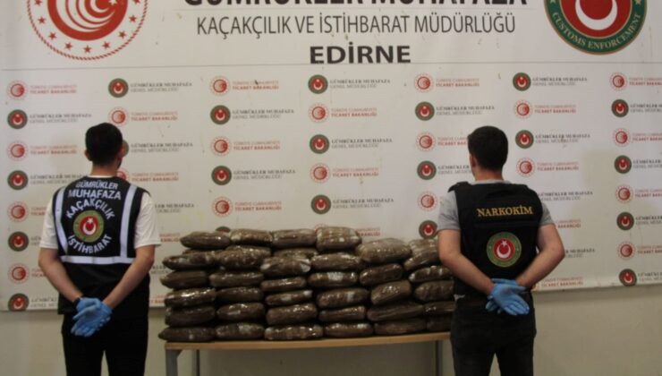 Kapıkule’de 244 Kilogram Uyuşturucu Ele Geçirildi