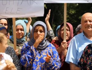 Karabük’ün Yenice İlçesinde Köylüler İl Genel Meclis Üyesine Karşı Eylem Yaptı