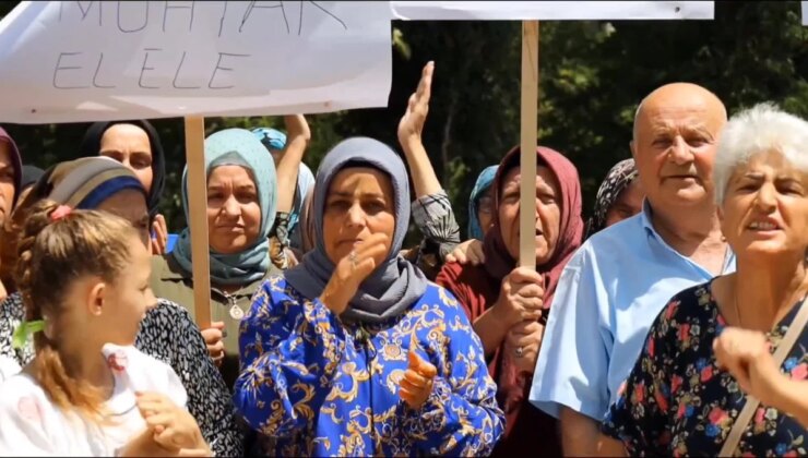 Karabük’ün Yenice İlçesinde Köylüler İl Genel Meclis Üyesine Karşı Eylem Yaptı