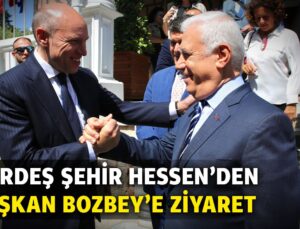 Kardeş Şehir Hessen’den Başkan Bozbey’e Ziyaret