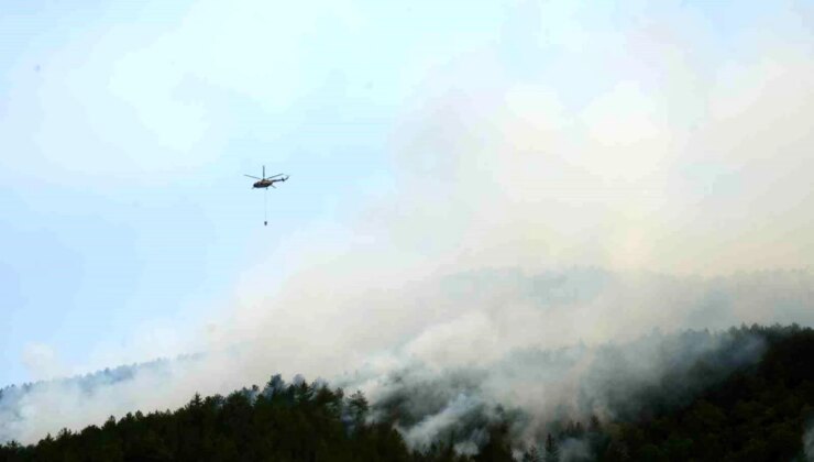 Kastamonu İhsangazi’de 18 Saattir Devam Eden Orman Yangını