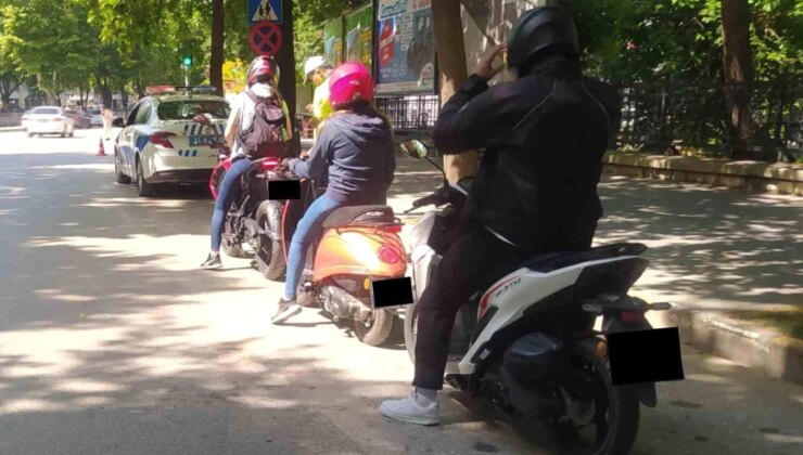 Kastamonu’da Denetlenen Motosiklet Şoförlerine Cezai İşlem Uygulandı