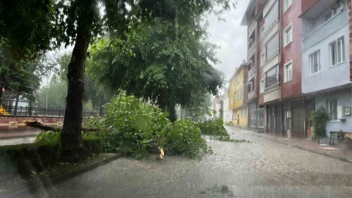 Kastamonu’da Kuvvetli Sağanak Hayatı Olumsuz Etkiledi