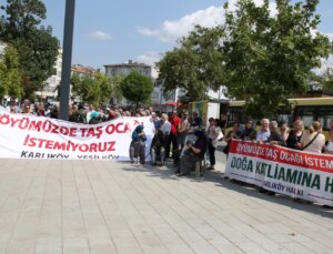 Keşan’da Taş Ocağına Karşı İmza Toplandı