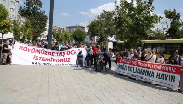 Keşan’da Taş Ocağına Karşı İmza Toplandı