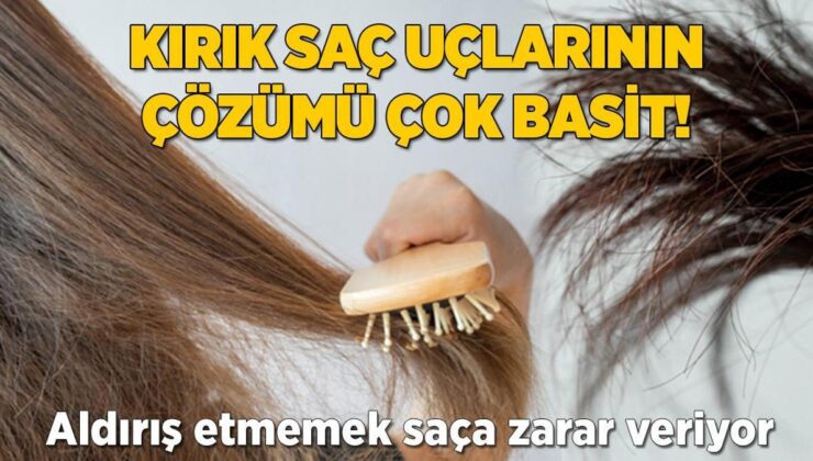 Kırık Saç Uçlarının Tahlili Çok Basit! Aldırış Etmeyince Bakın Ne Oluyor