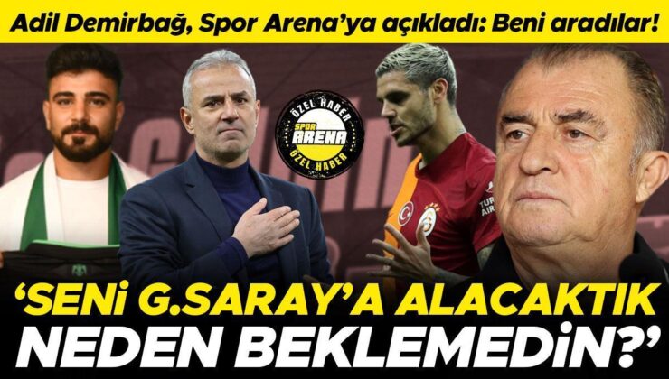 Konyasporlu Adil Demirbağ Yıllar Sonra İtiraf Etti: ‘Galatasaray Transfer Edecekti, Fatih Terim ve İsmail Kartal…’