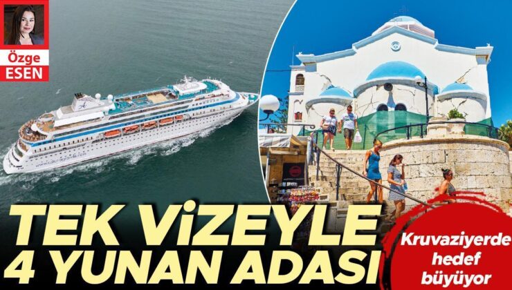 Kruvaziyerde Hedef Büyüyor… Tek Vizeyle 4 Yunan Adası