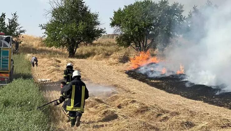 Kütahya’da Anız Yangını Korkuttu