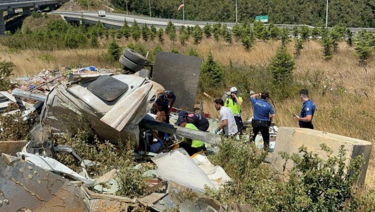 Kuzey Marmara Otoyolu’nda Feci Kaza!