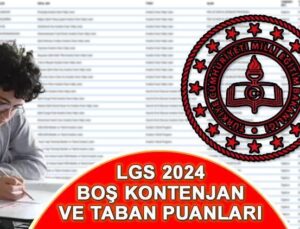 Lgs Taban Puanları 2024 || Lise Taban Puanları Belli Oldu Mu? MEB Lgs Anadolu Lisesi, Fen Lisesi, İmam Hatip Lisesi ve Meslek Lisesi Boş Kontenjanlar Açıklandı Mı?