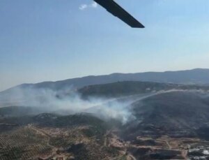 Manisa Gölmarmara’da Maki Yangını